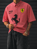 Ferrari Maranello Boxy Half Shirt