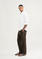 100% PURE LINEN WHITE SHIRT