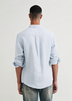 100% PURE LINEN SKY BLUE SHIRT